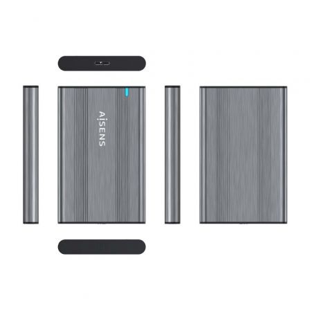 Aisens Caja Externa 2.5 pulg SATA a USB 3.0/3.1 Gen1 Gris ASE-2526GR